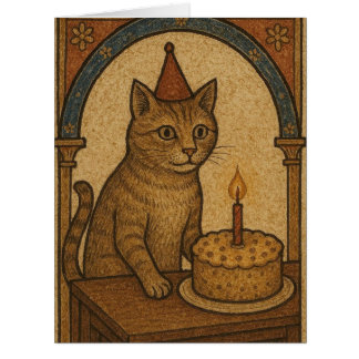 Mediaeval Birthday Cat