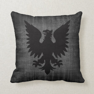 Mediaeval Black Velvet Cushion