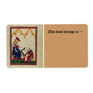 Mediaeval bookplate