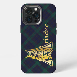 Mediaeval Botanical Decorative Capital A iPhone 13 Pro Case