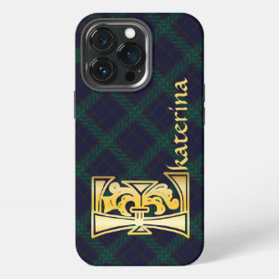 Mediaeval Botanical Decorative Capital E iPhone 13 Pro Case