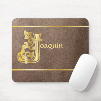 Mediaeval Botanical Decorative Capital J Mouse Pad