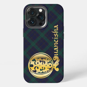 Mediaeval Botanical Decorative Capital Q iPhone 13 Pro Case