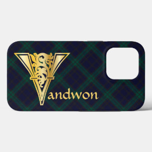 Mediaeval Botanical Decorative Capital V iPhone 13 Pro Case