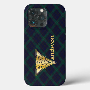 Mediaeval Botanical Decorative Capital V iPhone 13 Pro Case