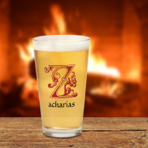 Mediaeval Botanical Decorative Capital Z