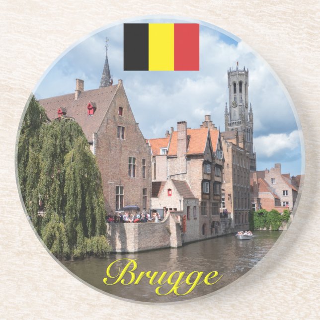 Mediaeval Brugge - Pro Photo Coaster (Front)