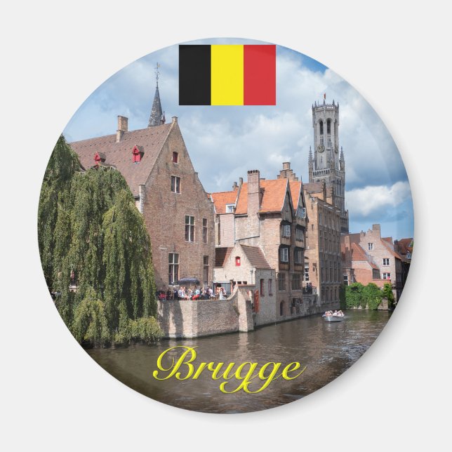 Mediaeval Brugge - Pro Photo Magnet (Front)