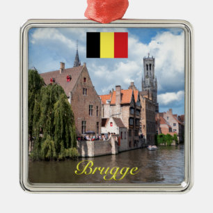 Mediaeval Brugge - Pro Photo Metal Tree Decoration