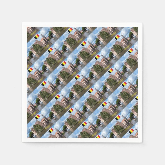 Mediaeval Brugge - Pro Photo Napkin (Front)