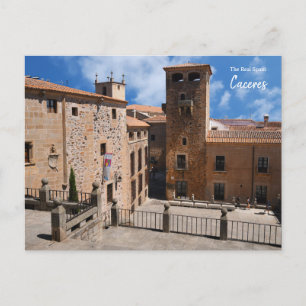 Mediaeval Caceres, Spain Postcard