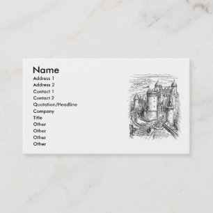 Mediaeval Castle Business Card