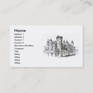 Mediaeval Castle Business Card
