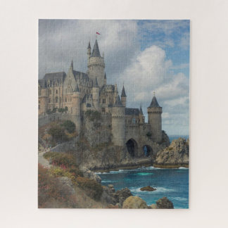 Mediaeval Castle by the Sea Jigsaw Puzzle