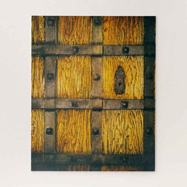 Mediaeval castle gate close-up. jigsaw puzzle (Vertical)