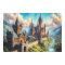 Mediaeval Castle in a Mountain Valley Landscape