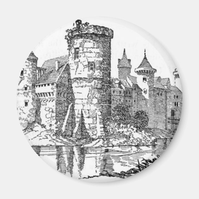 Mediaeval Castle Magnet (Front)