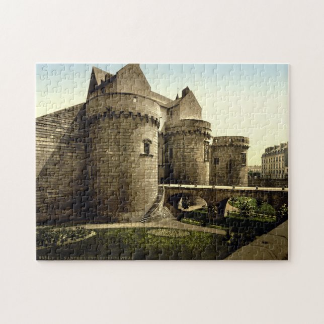Mediaeval Castle Nantes France Jigsaw Puzzle (Horizontal)