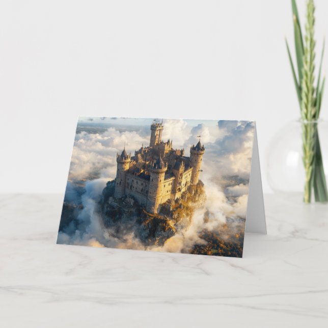 Mediaeval Castle Note Card (Front)
