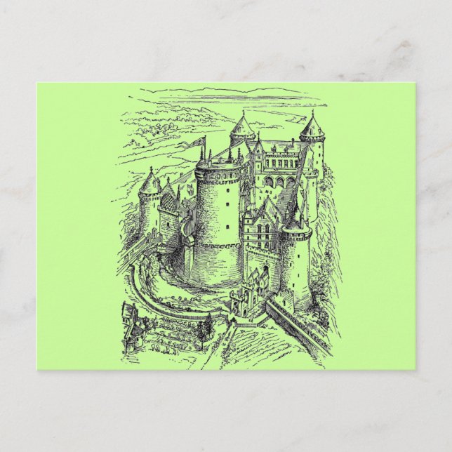Mediaeval Castle Postcard (Front)