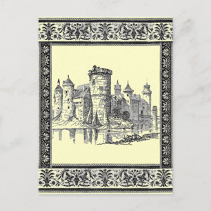 Mediaeval Castle Postcard