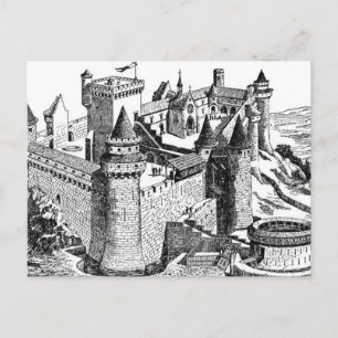 Mediaeval Castle Postcard