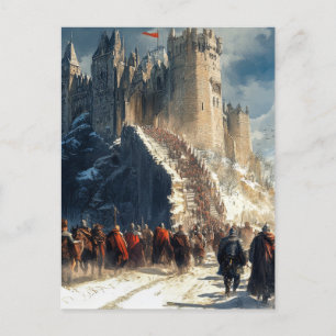 Mediaeval Castle Postcard