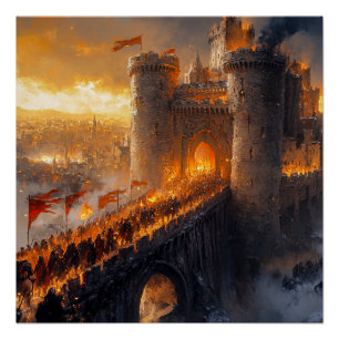Mediaeval Castle Poster