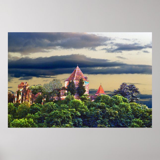 mediaeval castle poster (Front)