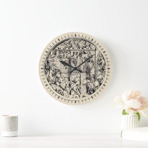 Mediaeval Castle Siege Acrylic Wall Clock