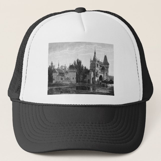 Mediaeval Castle Trucker Hat (Front)