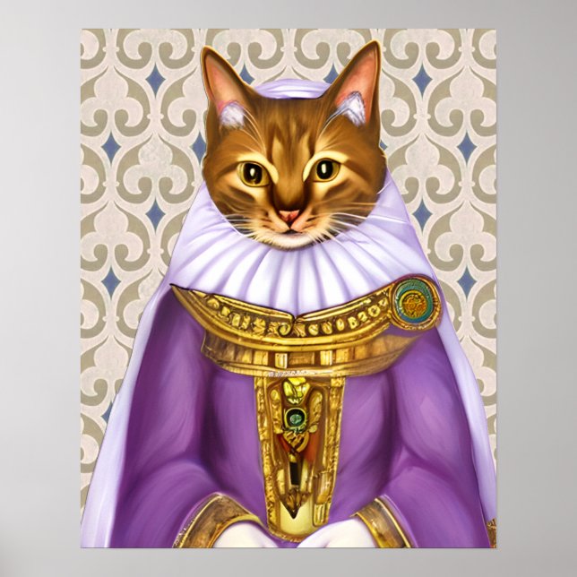 Mediaeval Cat Maiden Poster (Front)