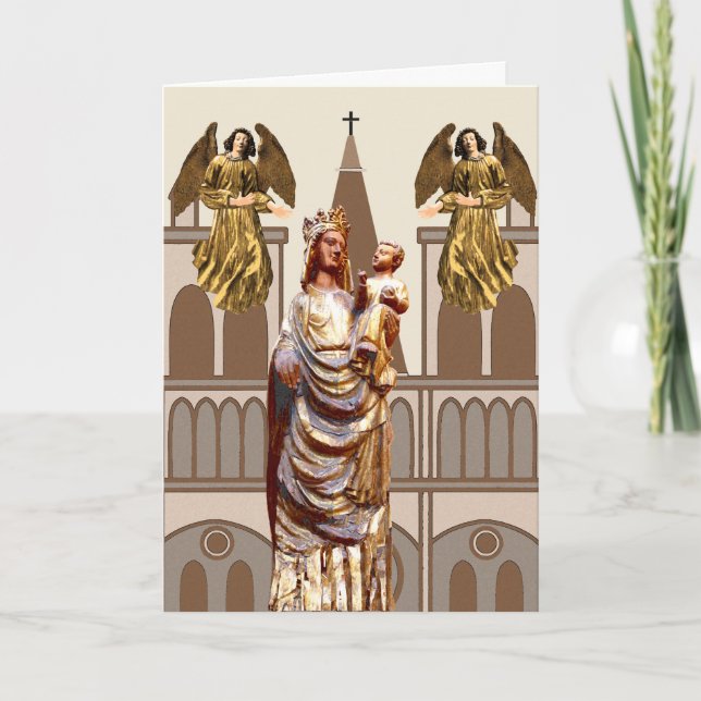 Mediaeval Christian Christmas Holiday Card (Front)