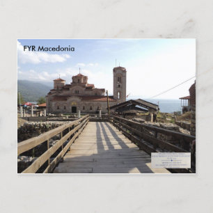 Mediaeval Church St. Clement, Plaoshnik, Macedonia Postcard
