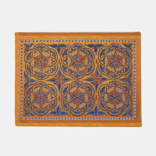 Mediaeval circles doormat