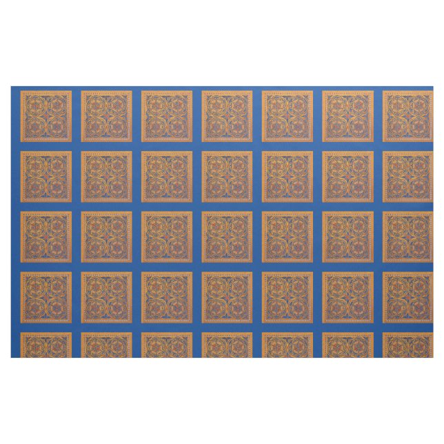 Mediaeval circles fabric (Fat Quarter)