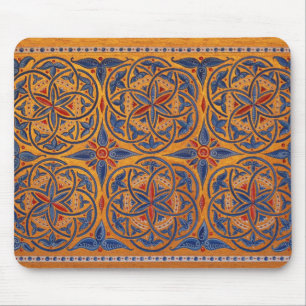 Mediaeval circles mouse pad