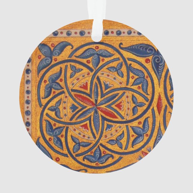 Mediaeval circles ornament (Back)