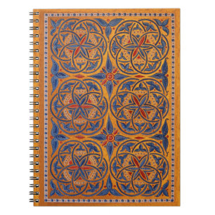Mediaeval circles spiral notebook