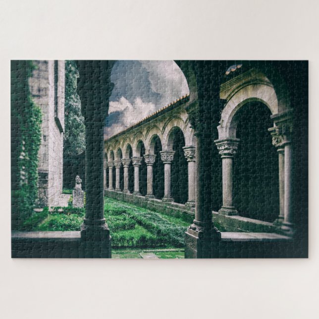 Mediaeval cloister jigsaw puzzle (Horizontal)