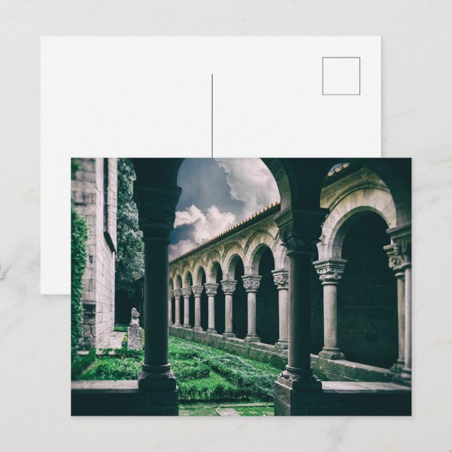 Mediaeval cloister postcard (Front/Back)