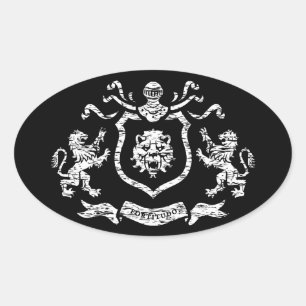 Mediaeval Coat of Arms - Sticker