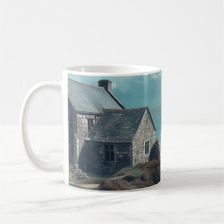 Mediaeval Cottage on a Cliff Coffee Mug