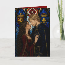 Mediaeval couple anniversary valentine
