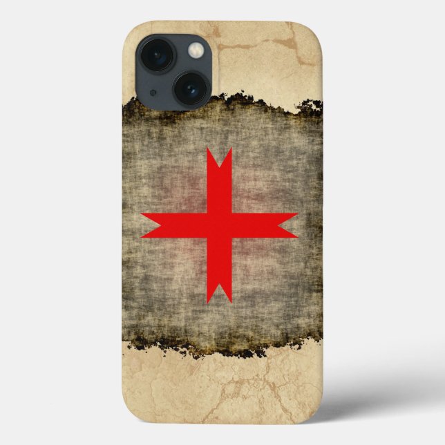 Mediaeval Cross of the Knights Templar Case-Mate iPhone Case (Back)
