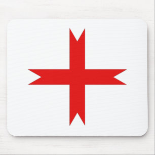 Mediaeval Cross of the Knights Templar Mouse Pad