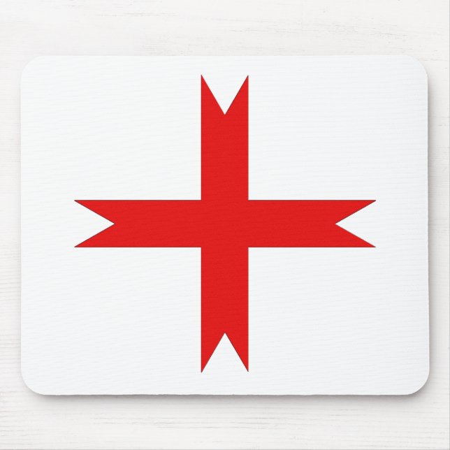 Mediaeval Cross of the Knights Templar Mouse Pad (Front)