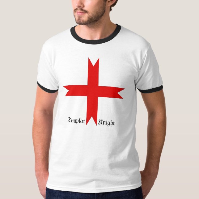 Mediaeval Cross of the Knights Templar T-Shirt (Front)
