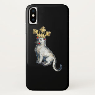Mediaeval Crowned Cat Case-Mate iPhone Case