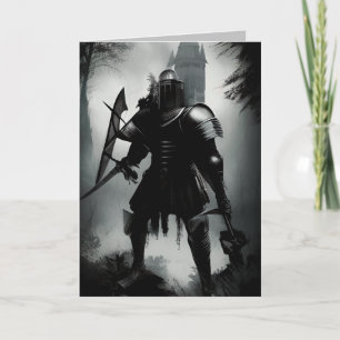 Mediaeval Dark Knight Card